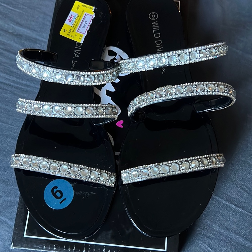 Glitter sandals